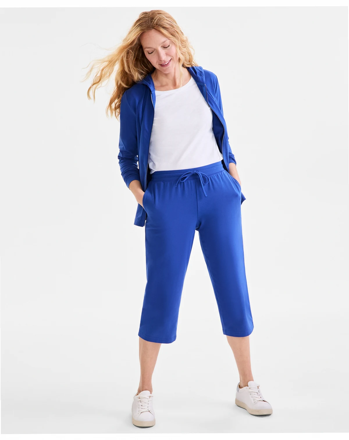 Women's Mid Rise Capri Sweatpants, Created for Macy's