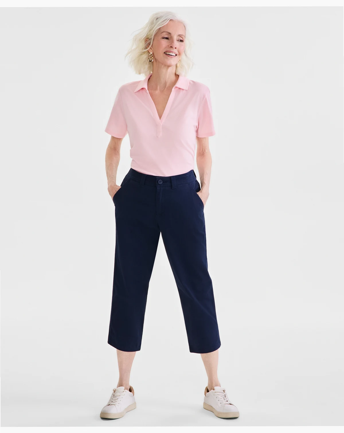 Women's Mid-Rise Comfort Waist Capri Pants, Exclusively at Macy's