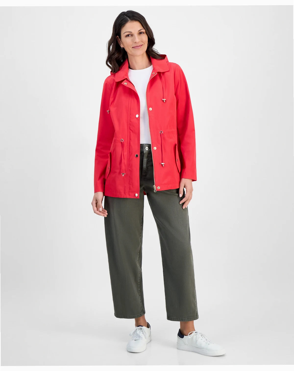 Women's Hooded Anorak Jacket, Created for Macy's