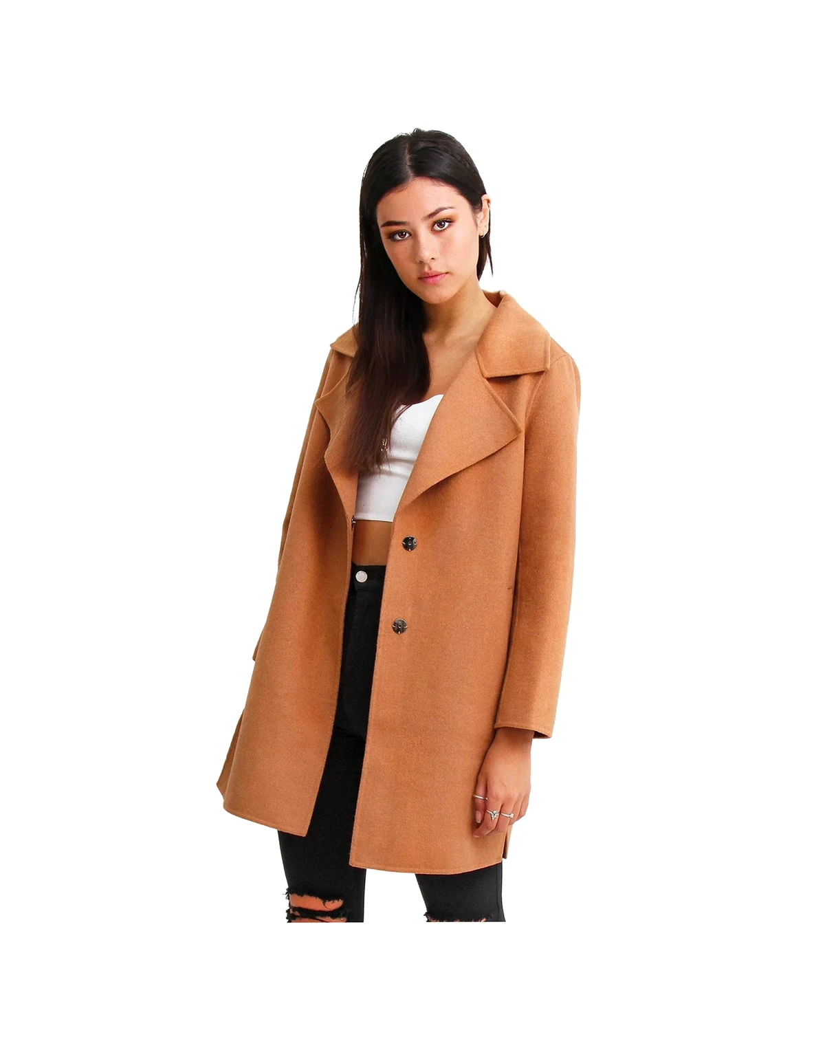 Women's Ex-Boyfriend Wool Blend Oversized Jacket