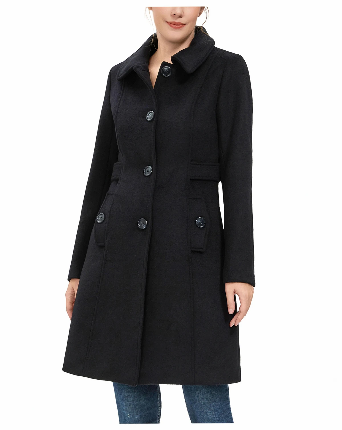 Women's Arina Wool Blend Walking Coat