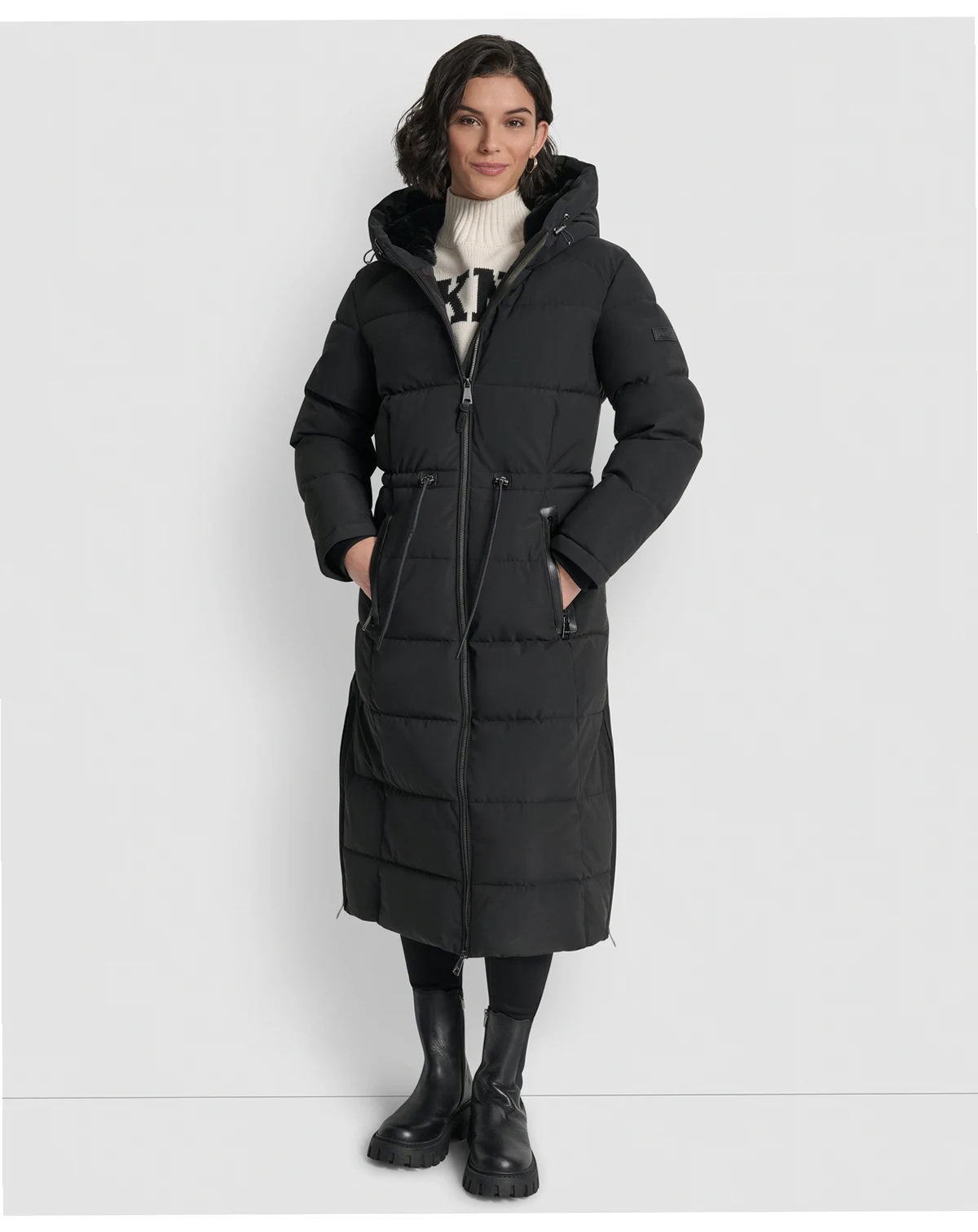 Women's Hooded Anorak Maxi Puffer Coat