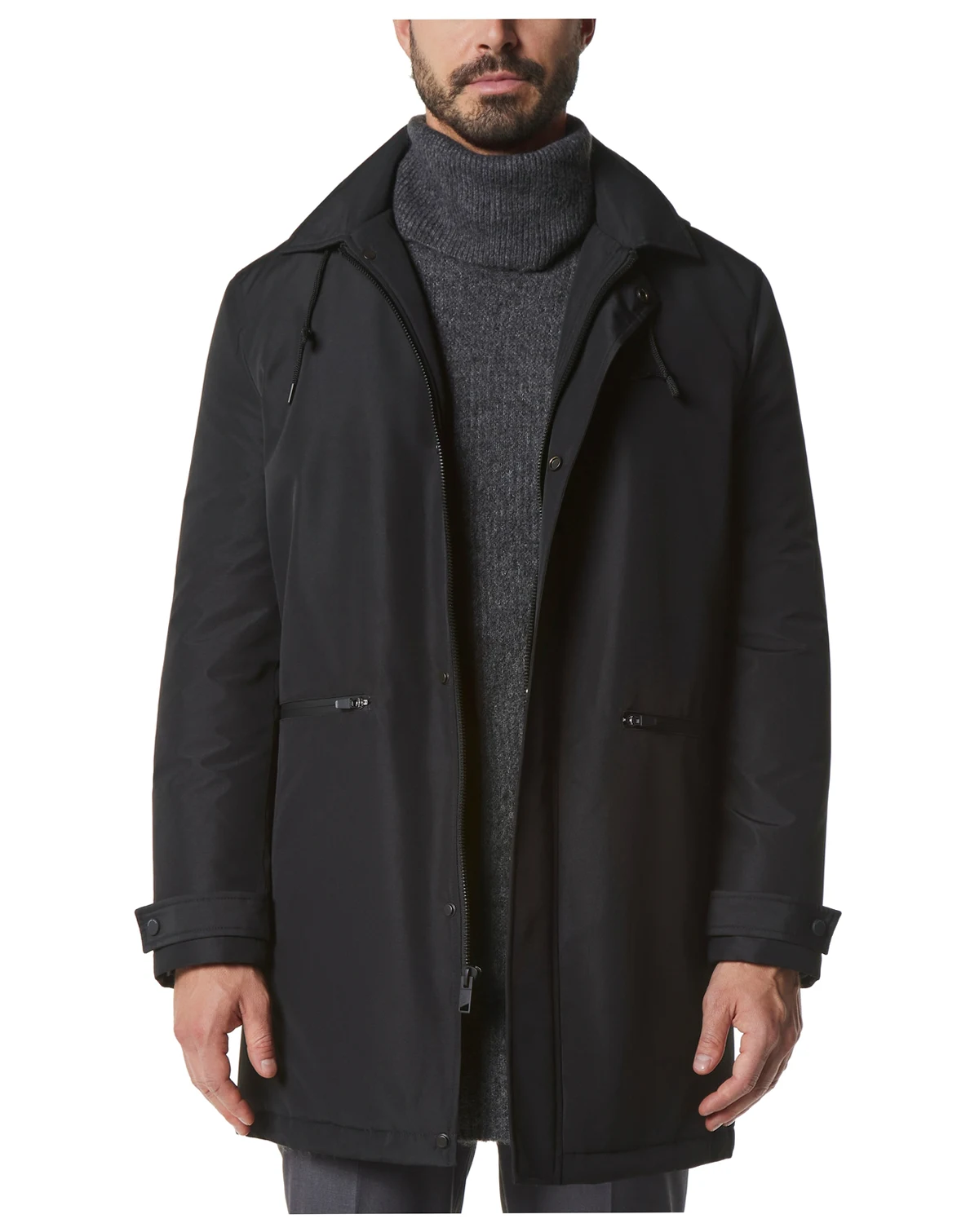 Men's Merrimack City Rain Topper with Removable Hood