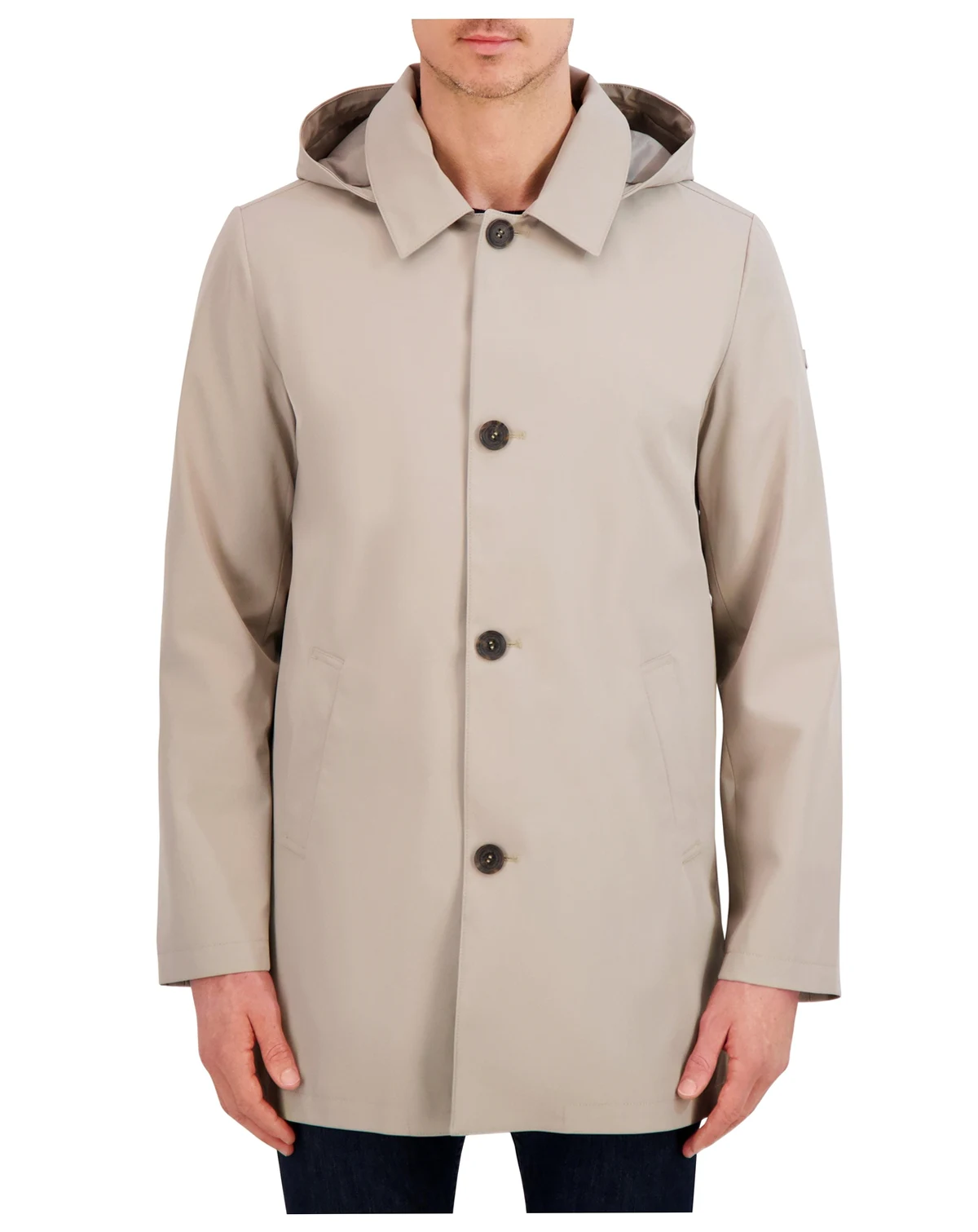 Men's Rain Tek Transitional Coat With Removable Hood