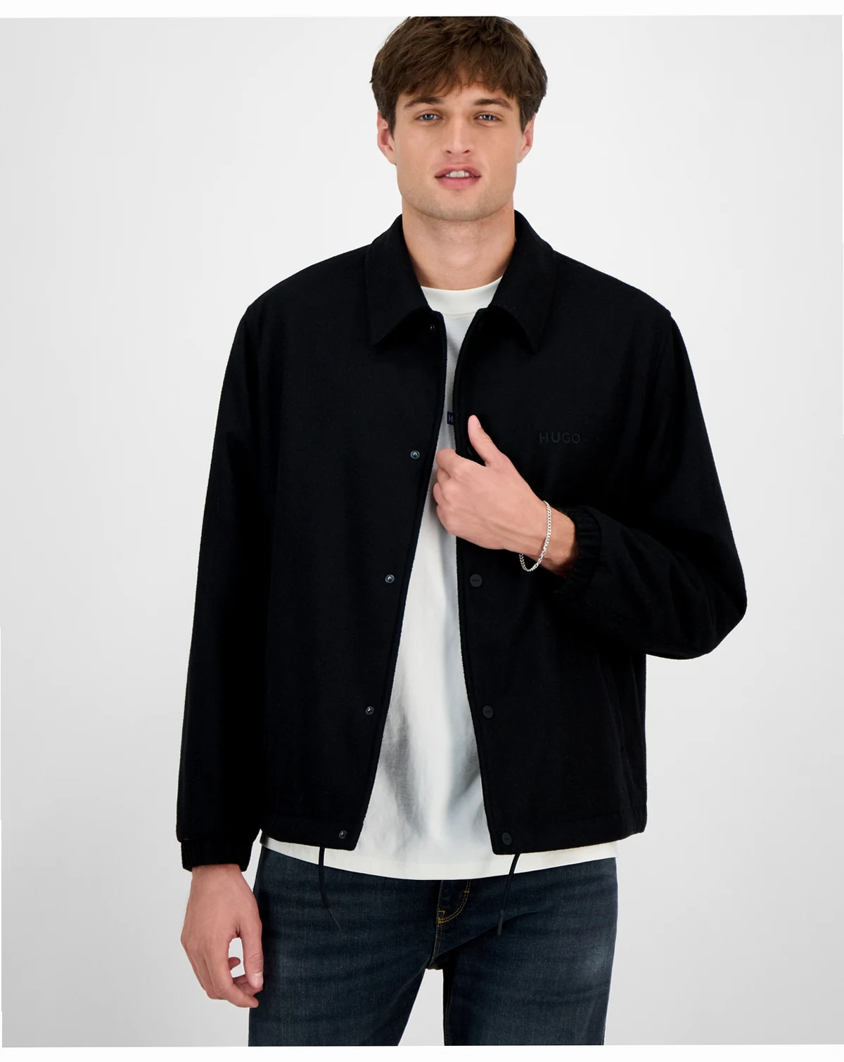 Men's Baksi Slim-Fit Coach Jacket