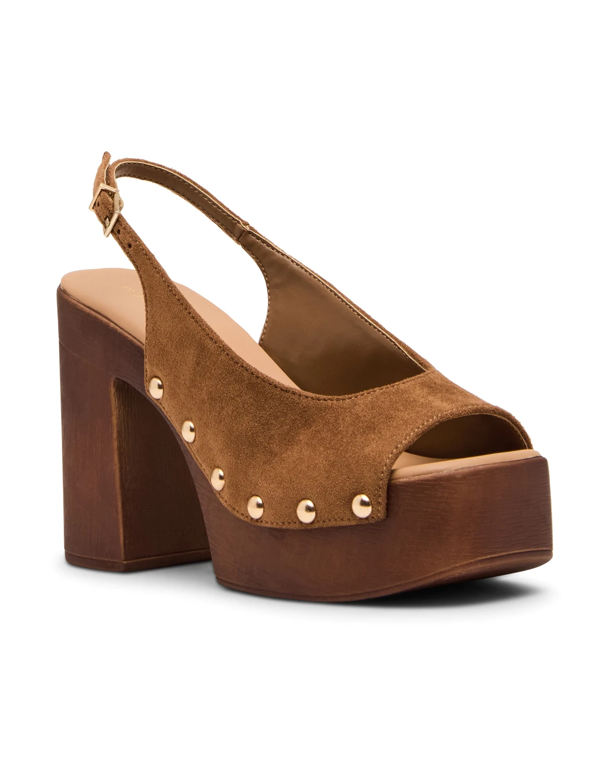 Women's Xanadu Wooden Platform Slingback Pumps