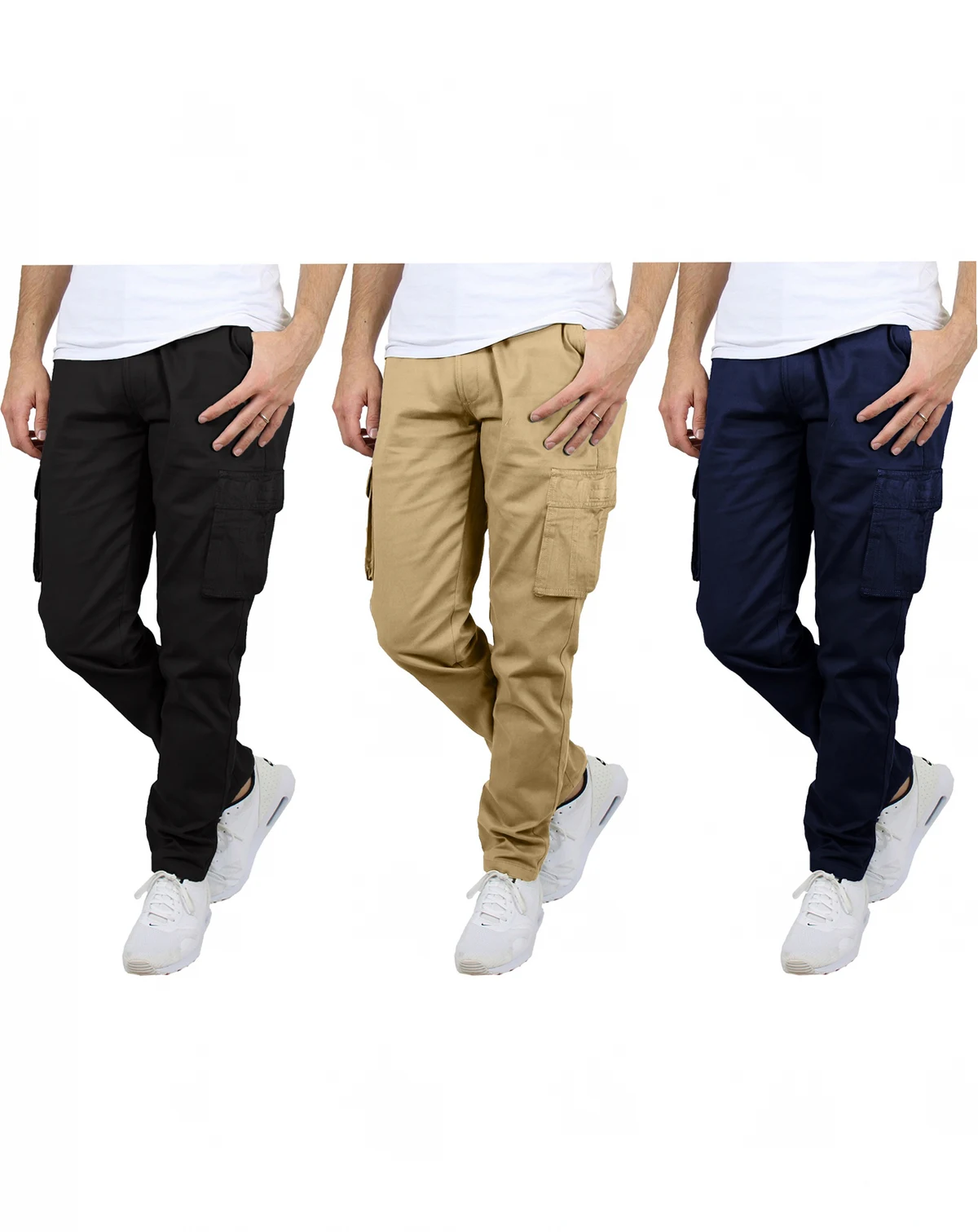 Men's 3-Pack Flex Stretch Cargo Pants