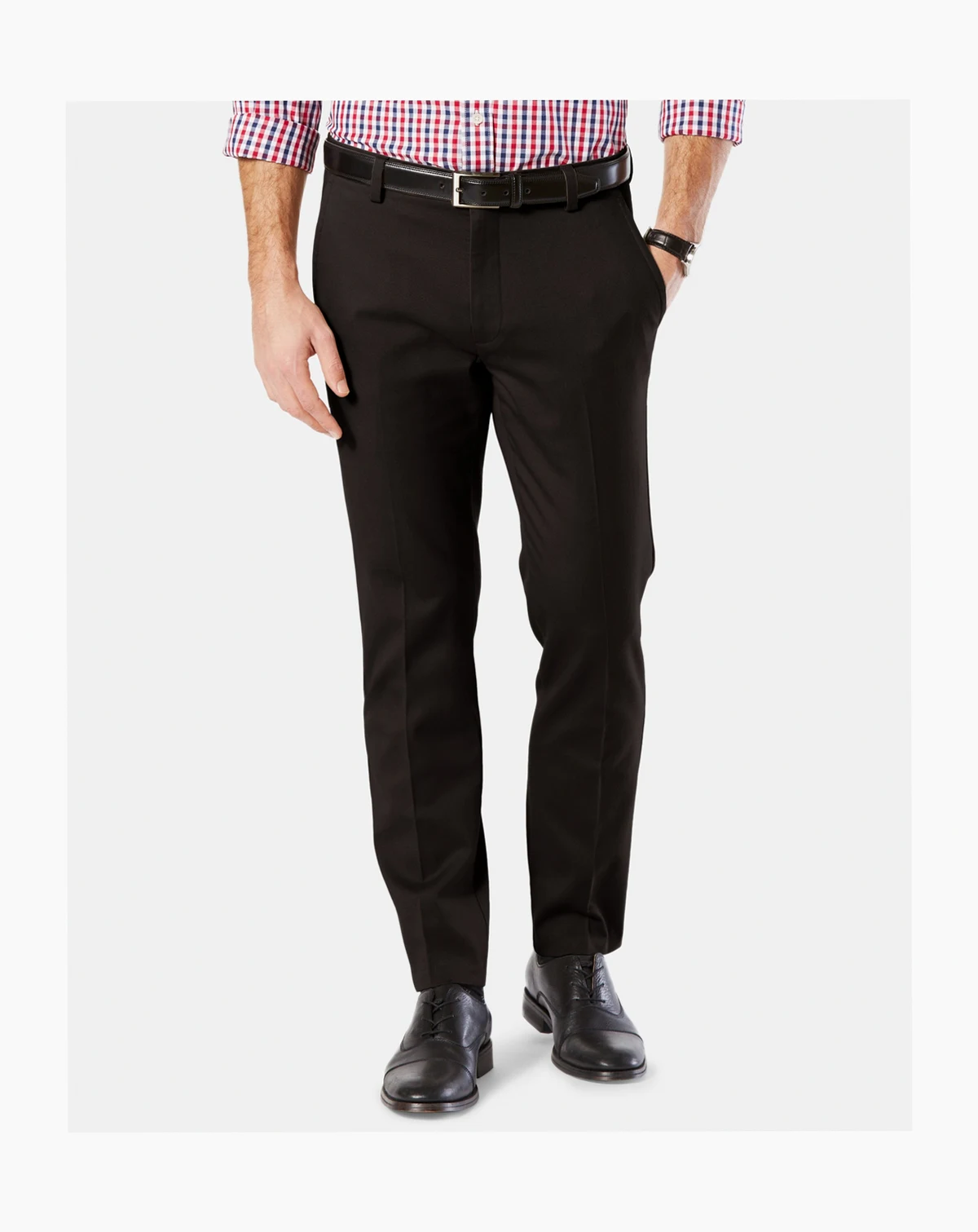 Men's Easy Slim Fit Khaki Stretch Pants