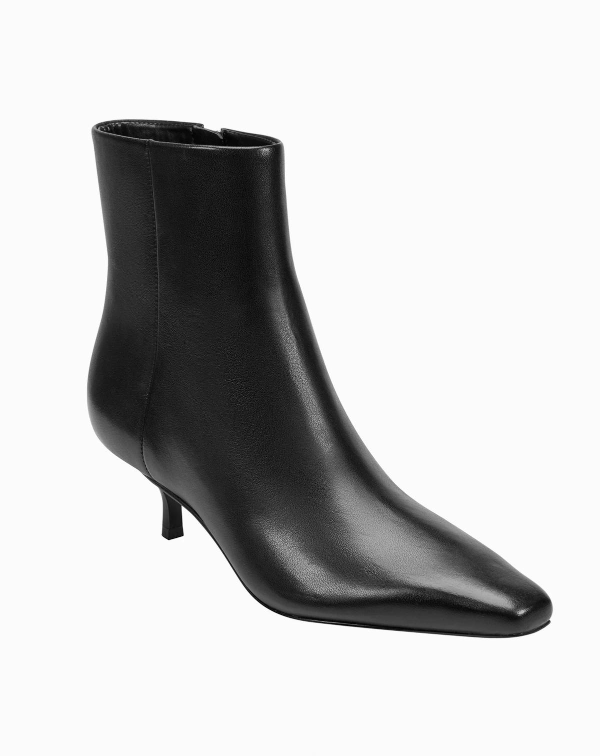 Women's Kiona Leather Kitten Heel Booties
