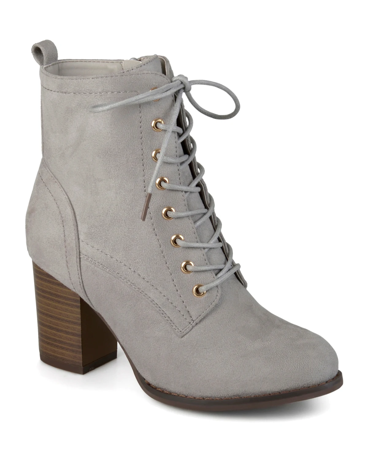 Women's Baylor Lace Up Stacked Heel Booties