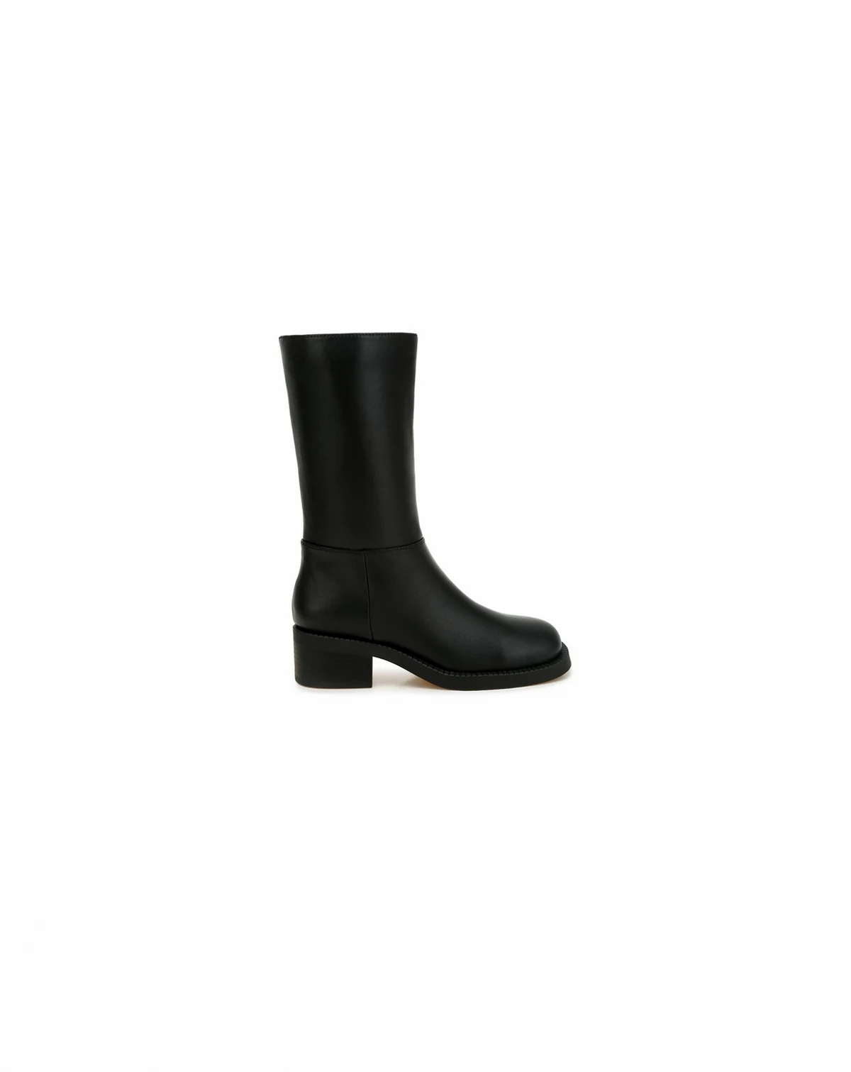 Womens Soora Block Heel Calf Boots