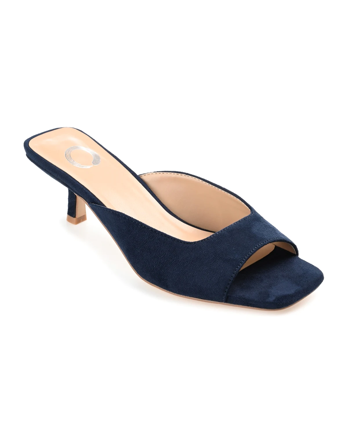 Women's Larna Square Toe Slip On Kitten Heels