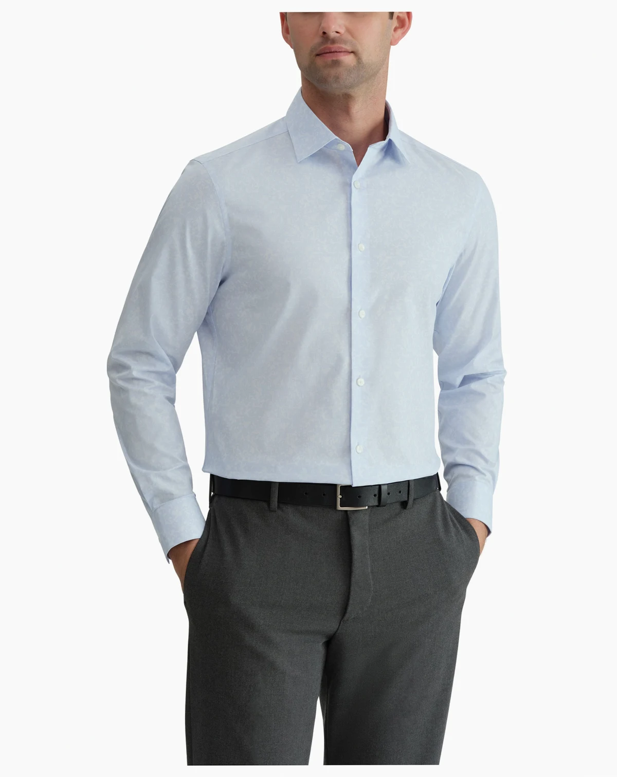Men's Performance Wrinkle-Free Slim-Fit Dress Shirt