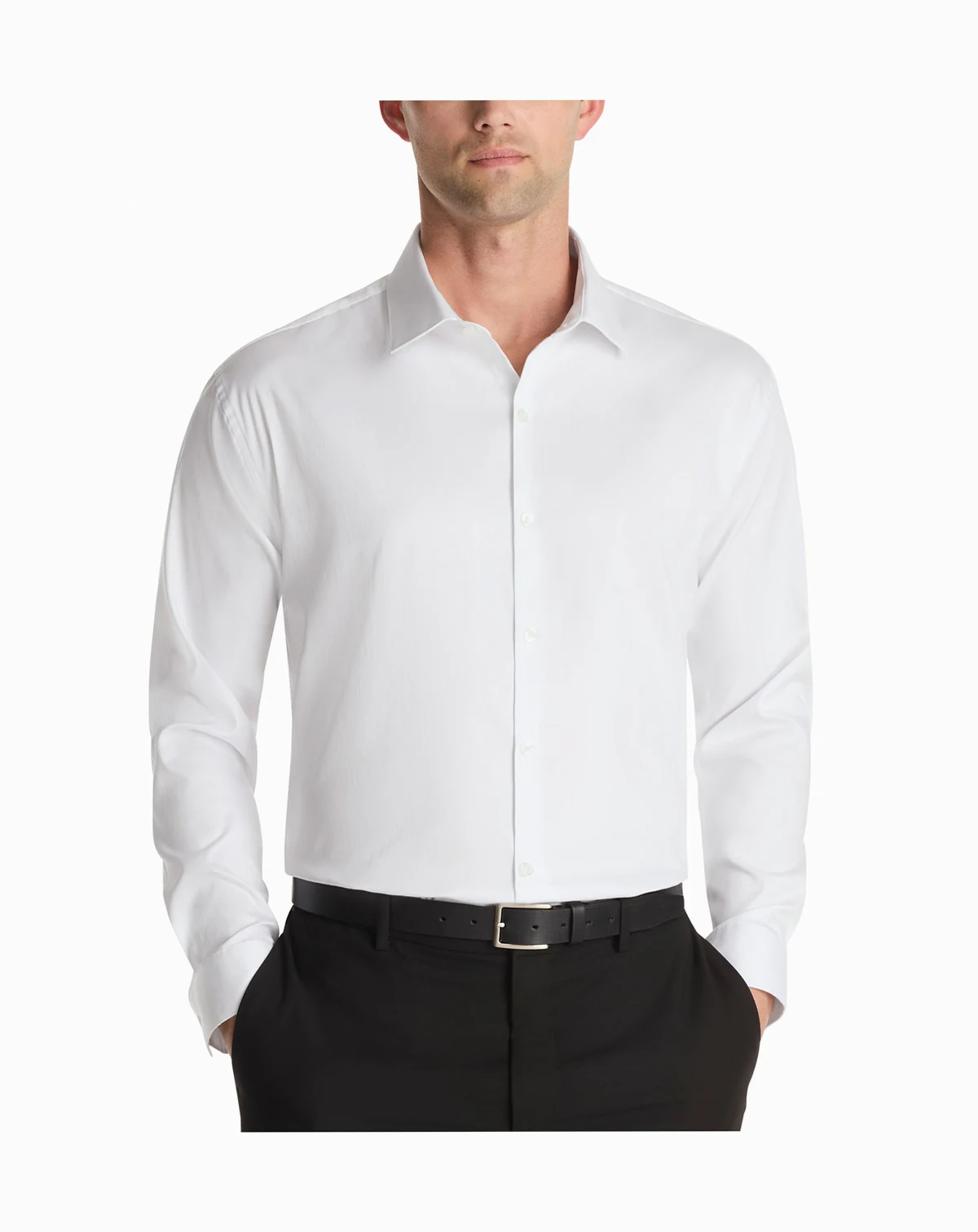 Men's Slim Fit Stretch Dress Shirt