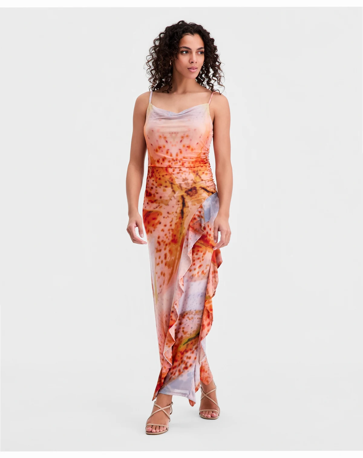 Women's Ruffled Sleeveless Dress, Macy's Exclusive