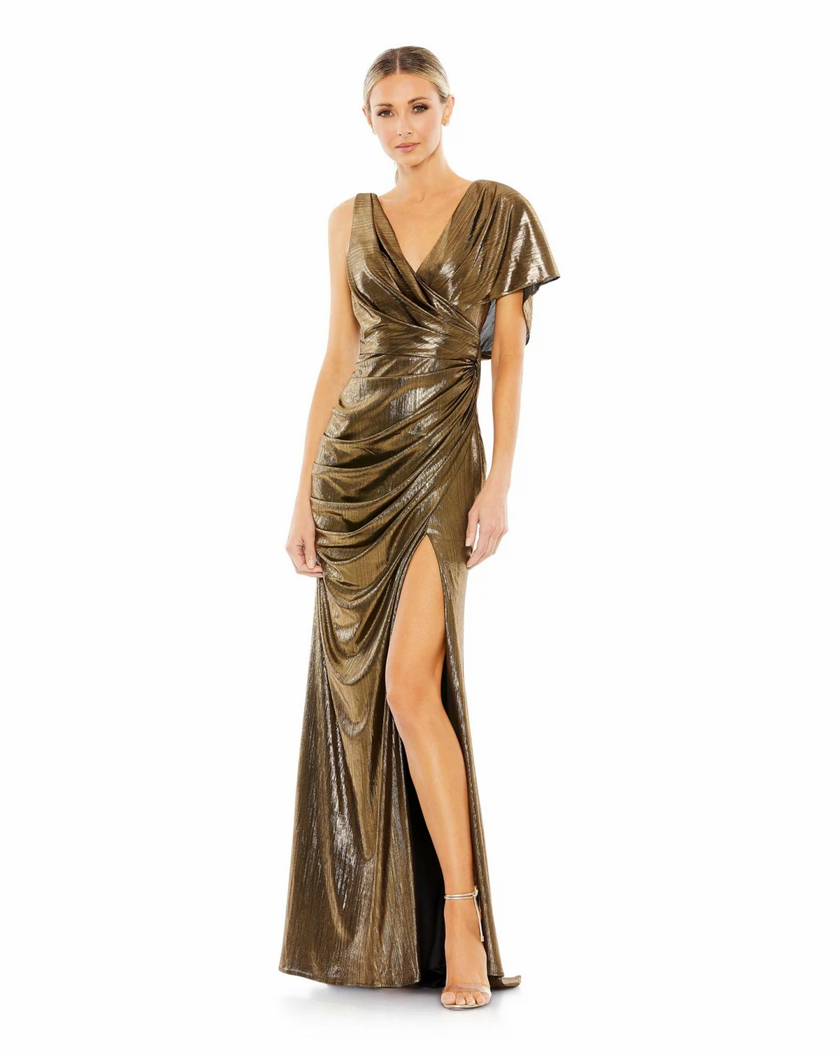 Women's Ienna Asymmetrical Draped Trumpet Gown