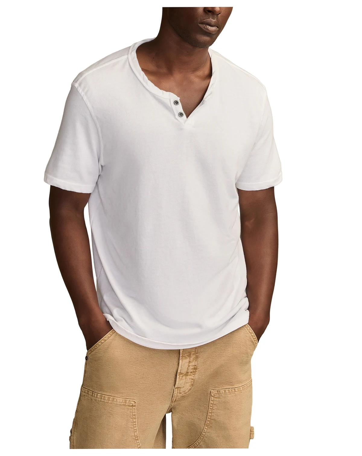 Men's Venice Burnout Notch Short Sleeves T-shirt