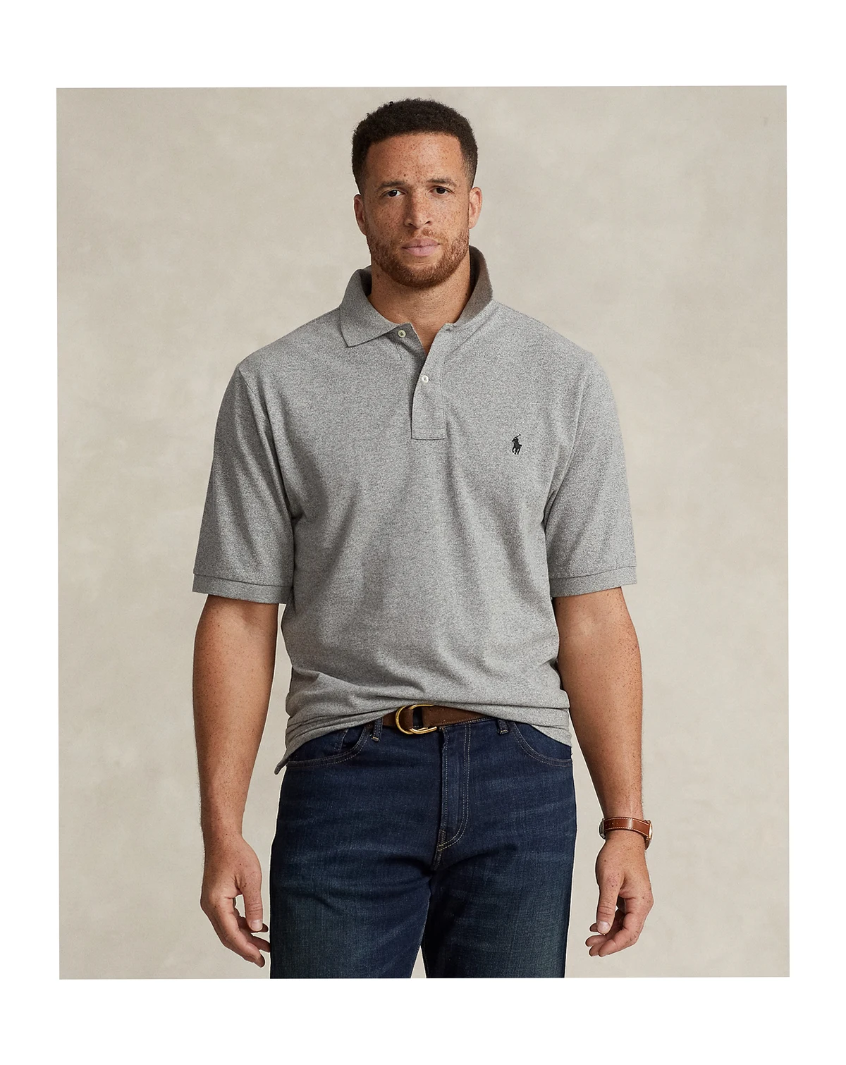Men's Big & Tall The Iconic Mesh Polo Shirt