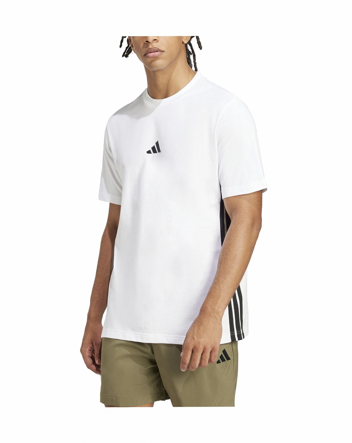 Men's Essential Three-Stripes Single Jersey T-Shirt