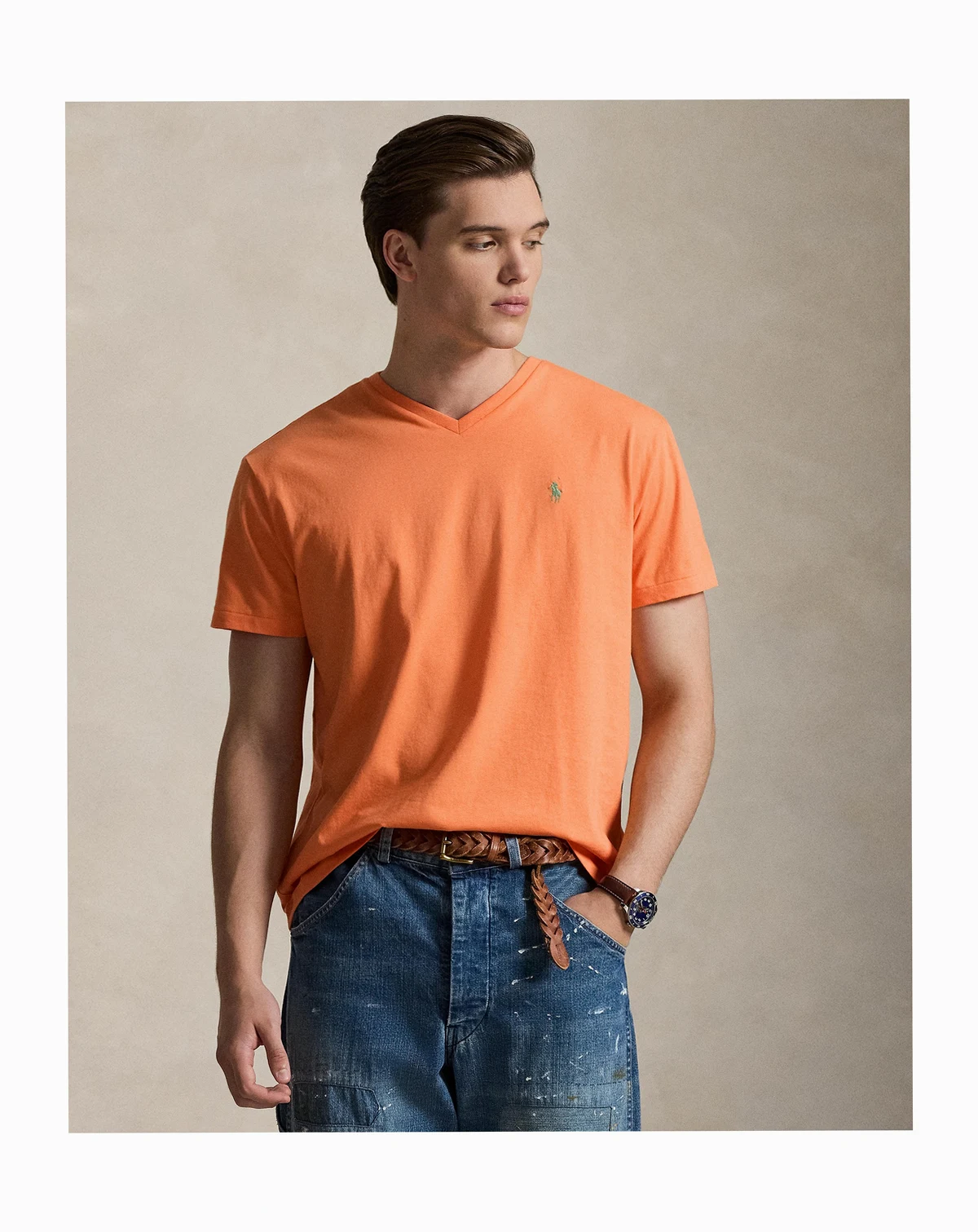 Men's Classic-Fit V-Neck T-Shirt