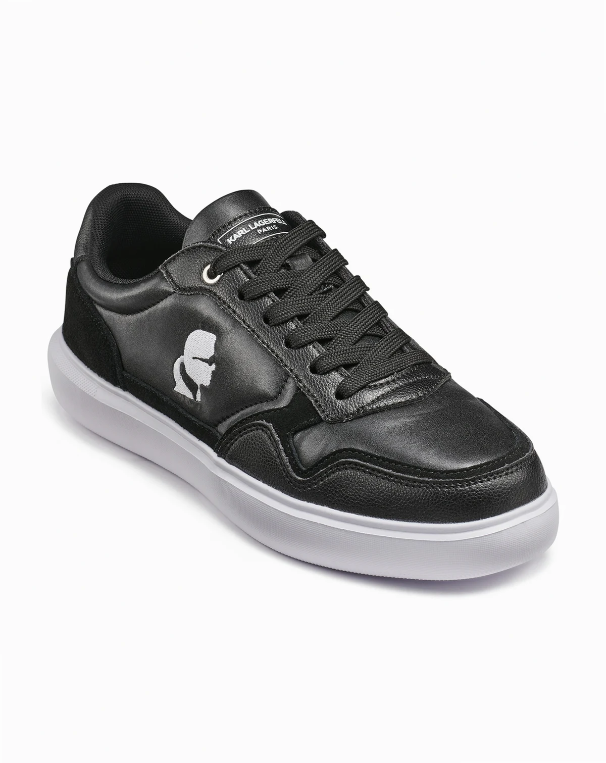 Men's Side Embroidered Karl Profile Logo Sneakers