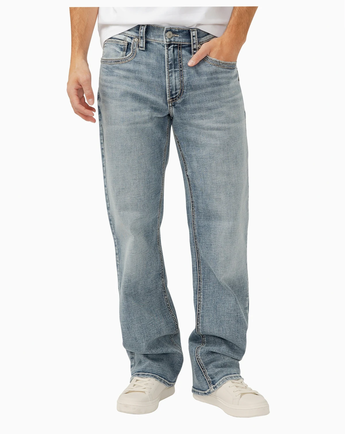 Men's Zac Relaxed Fit Straight Leg Luxe Heritage Jeans
