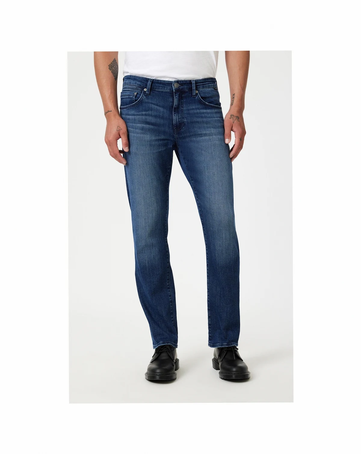 Mavi Men's Zach Straight Leg In Dark Brushed Nashville