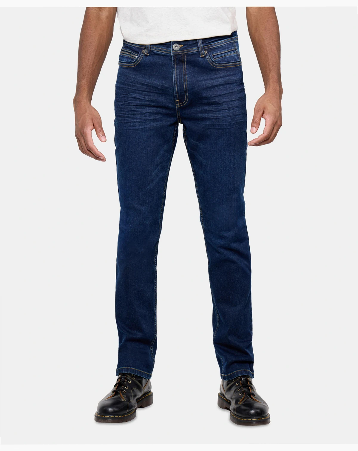 Men's Slim Stretch Silicon Jeans