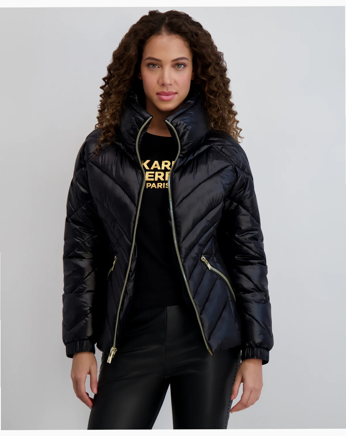 Women's Pillow-Collar Puffer Coat