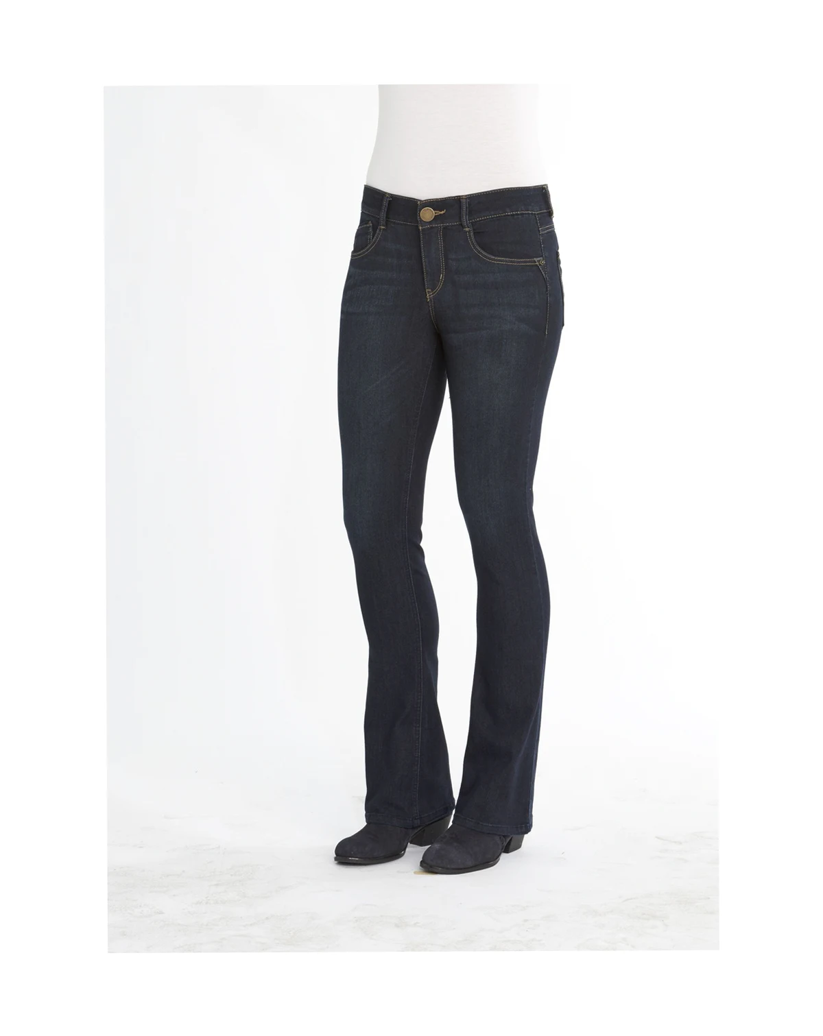 Women's "Ab" Solution Itty Bitty Bootcut Jeans