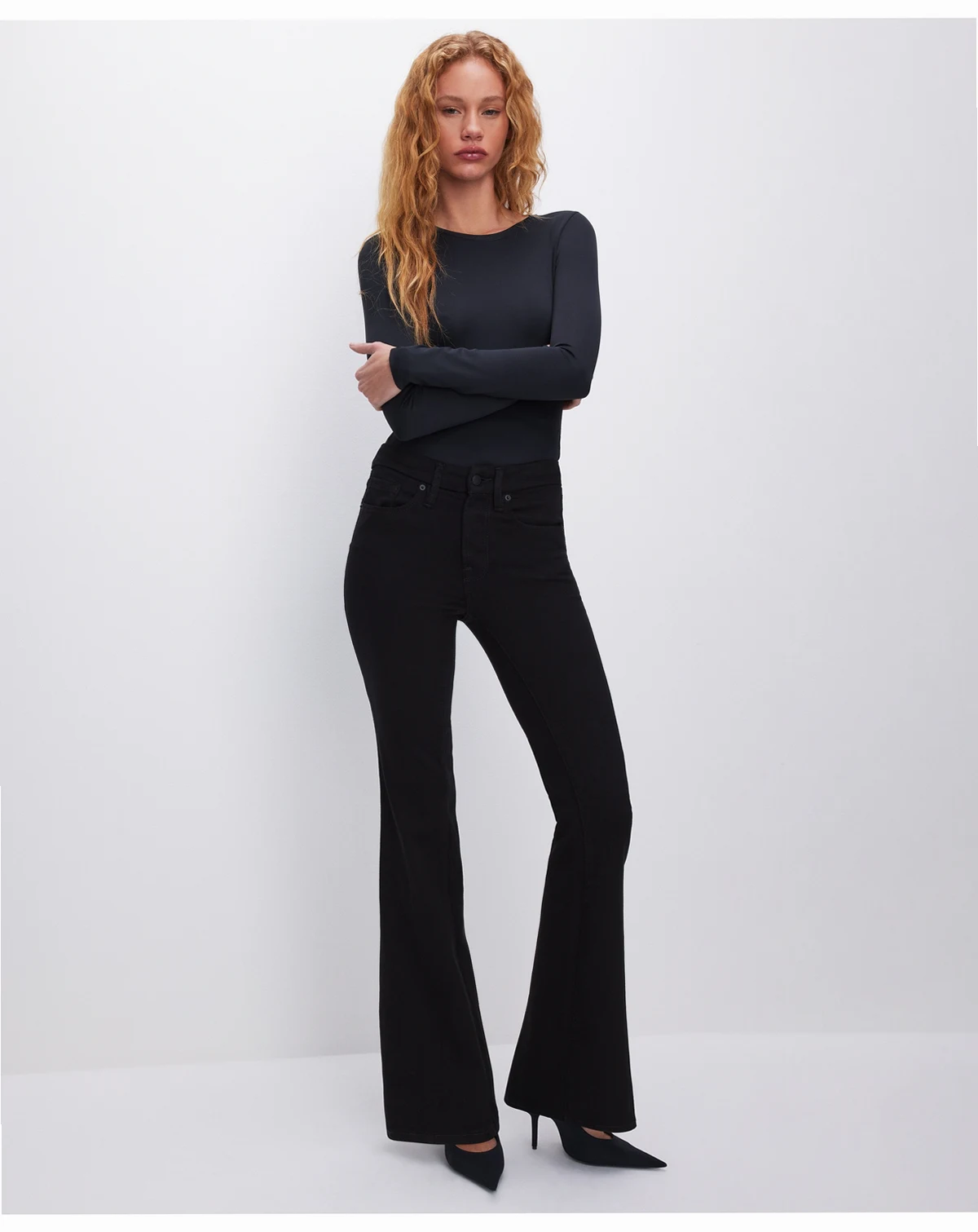 Women's Never Fades Good Flare Jeans, Regular & Plus Size