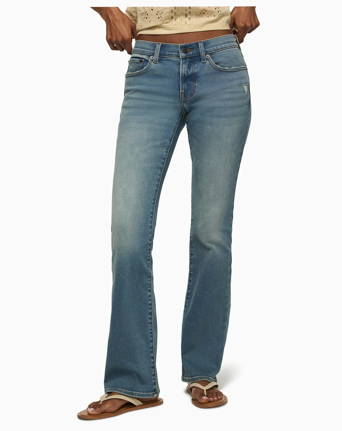 Women's Sweet Mid-Rise Bootcut Jeans