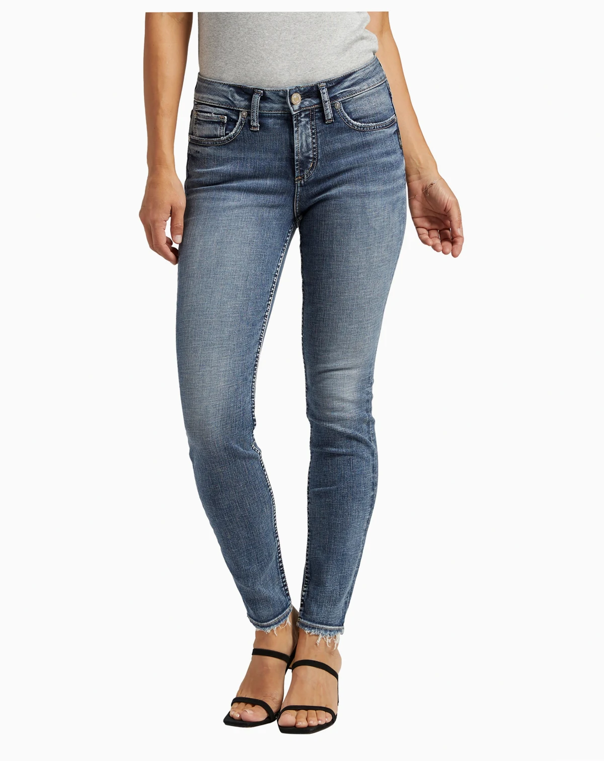 Women's Suki Mid Rise Curvy Fit Slim Skinny Jeans