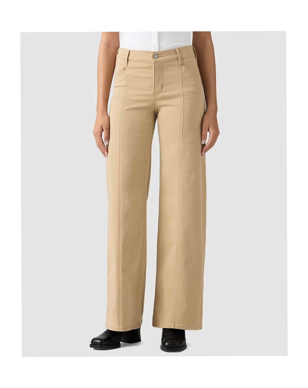 Women's 318 Seamed Wide-Leg Jeans