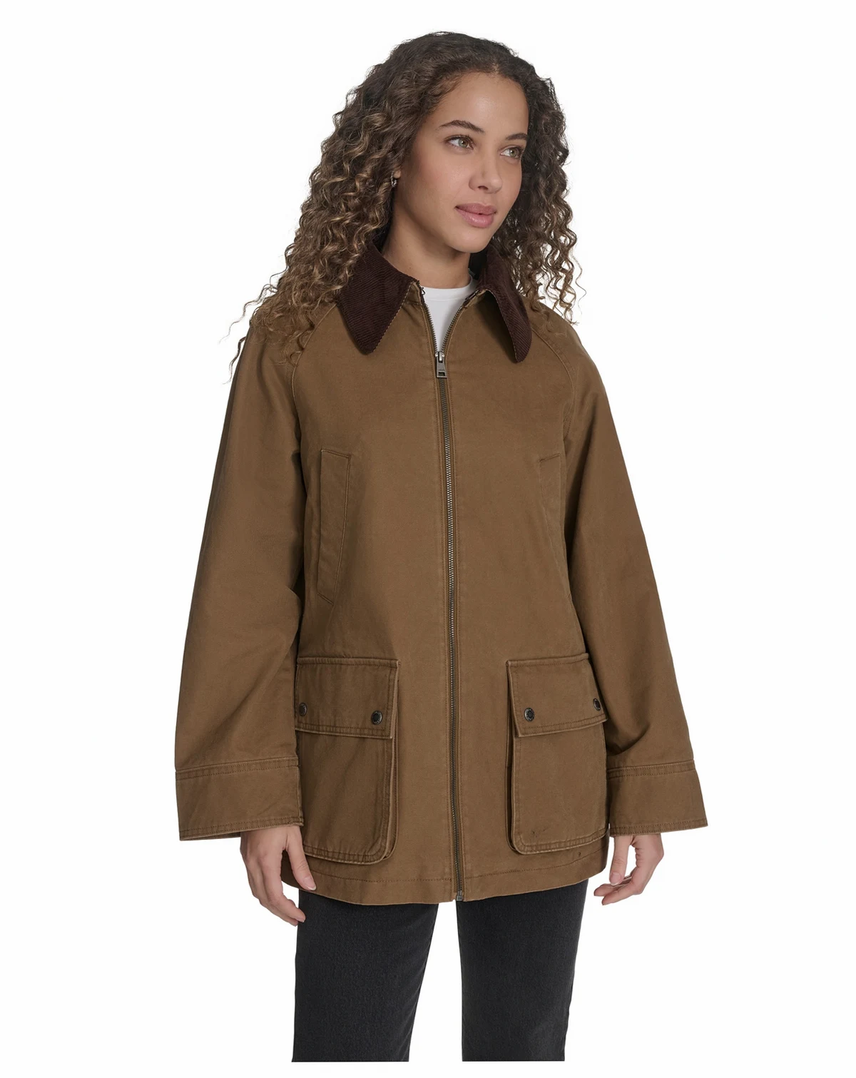 Women's Front Zipper Barn Jacket