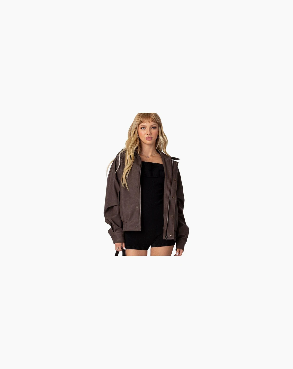 Women's Mori Oversized Faux Leather Jacket