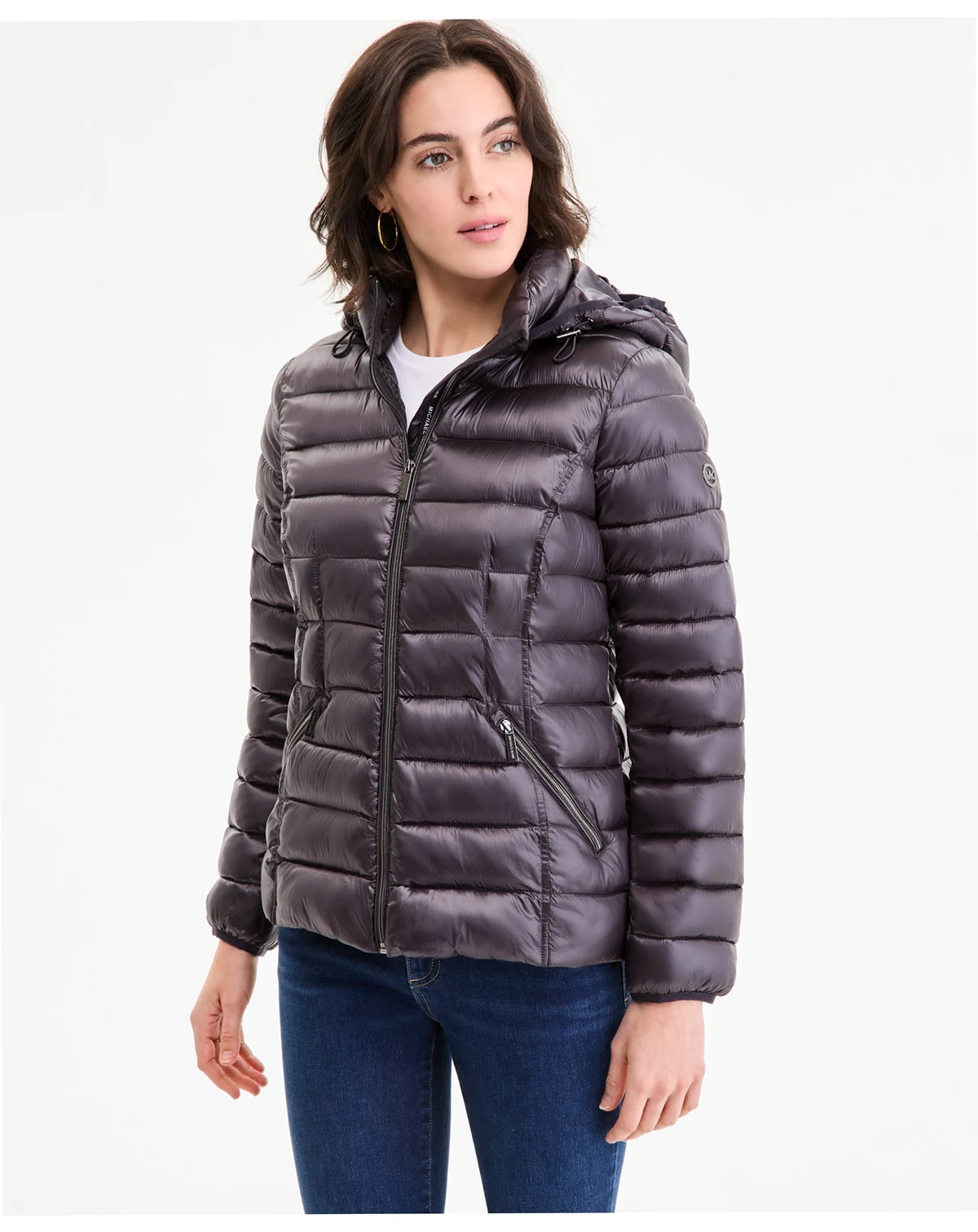 Women's Hooded Shine Packable Puffer Coat, Exclusively at Macy's