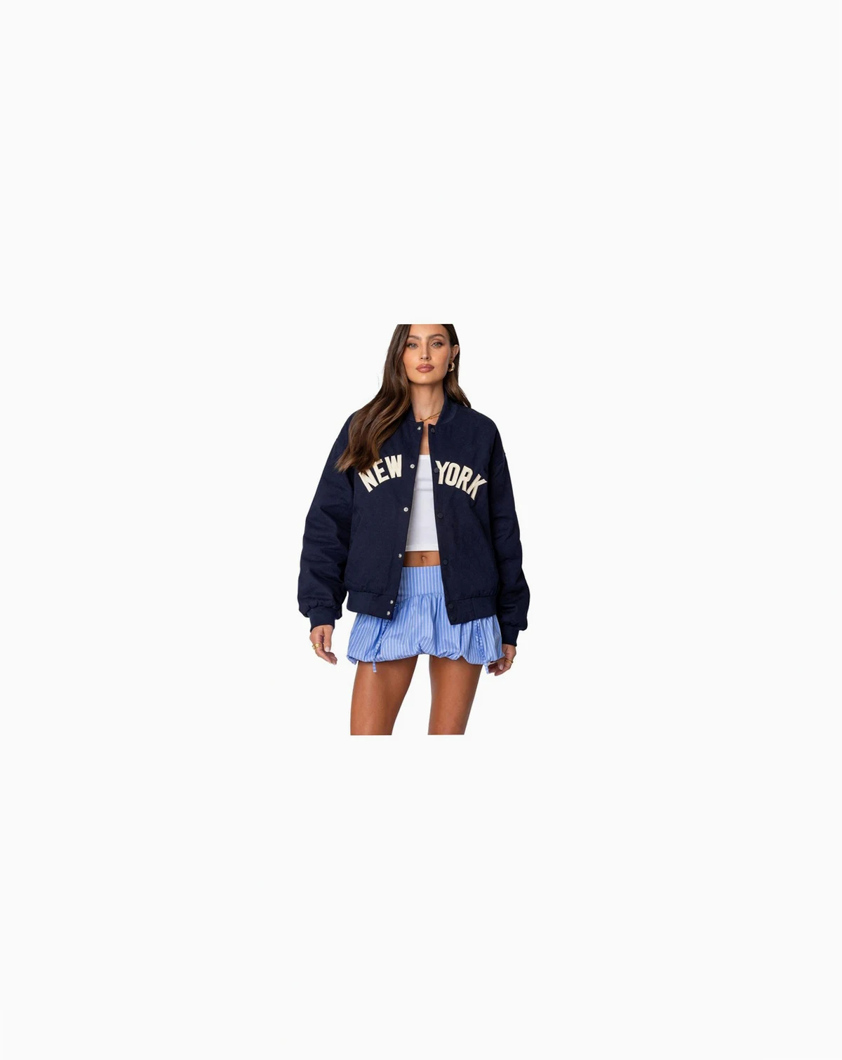 Women's Big Apple Oversized Bomber Jacket