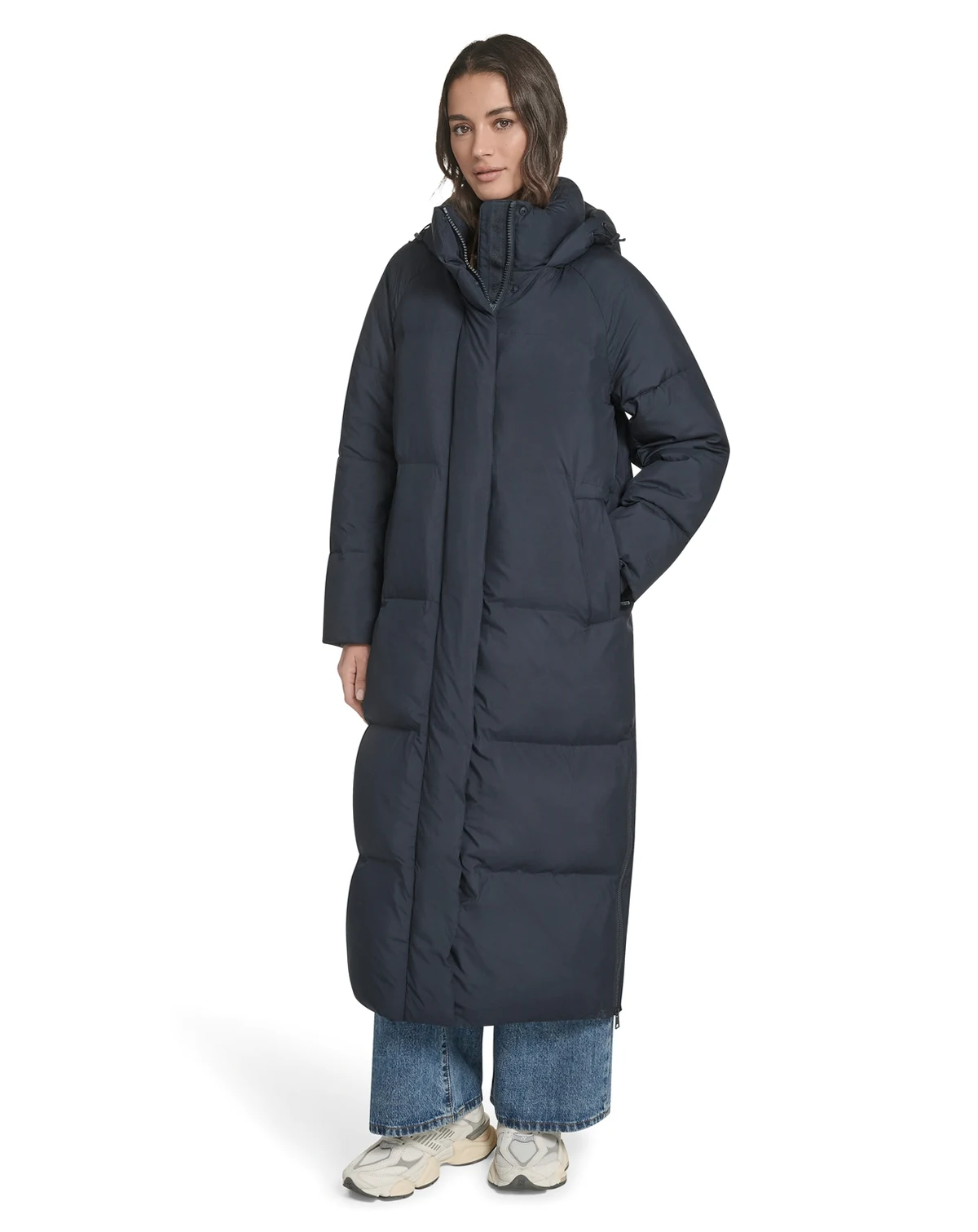 Women's Regular Extra Long Quilted Parka Jacket