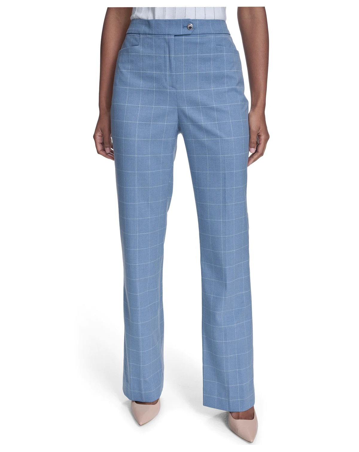 Women's Windowpane Modern Fit Pants