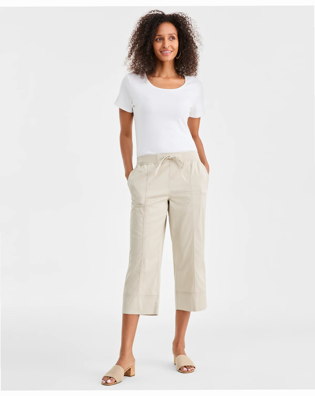Women's Mid-Rise Pull-On Capri Pants, Macy's Exclusive
