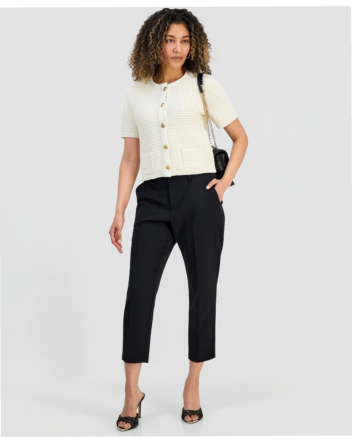 Women's Slim Cropped Trousers, Exclusively at Macy's
