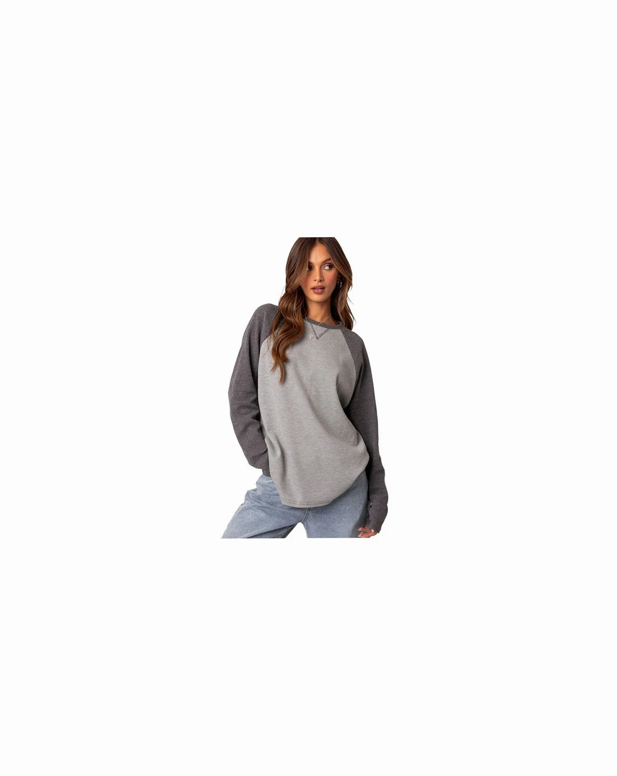 Women's Me Time Oversized Waffle Top