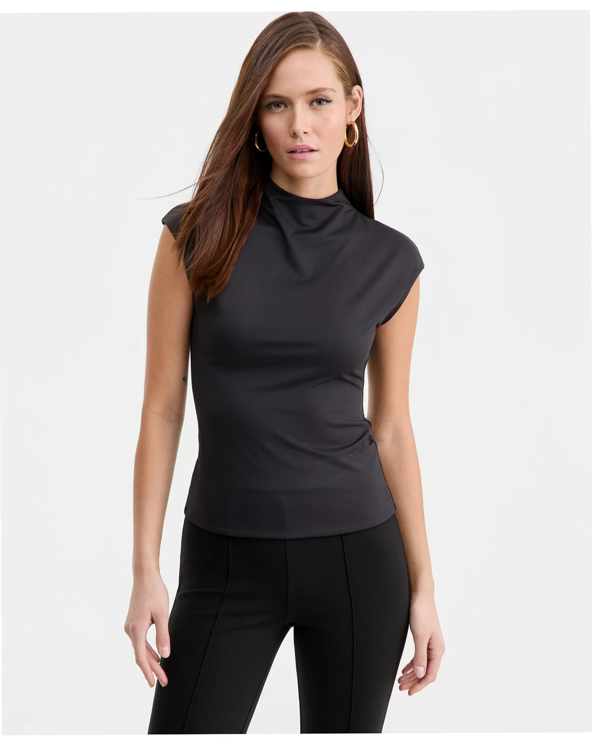 Women's Short-Sleeve Side-Ruched Top, Macy's Exclusive