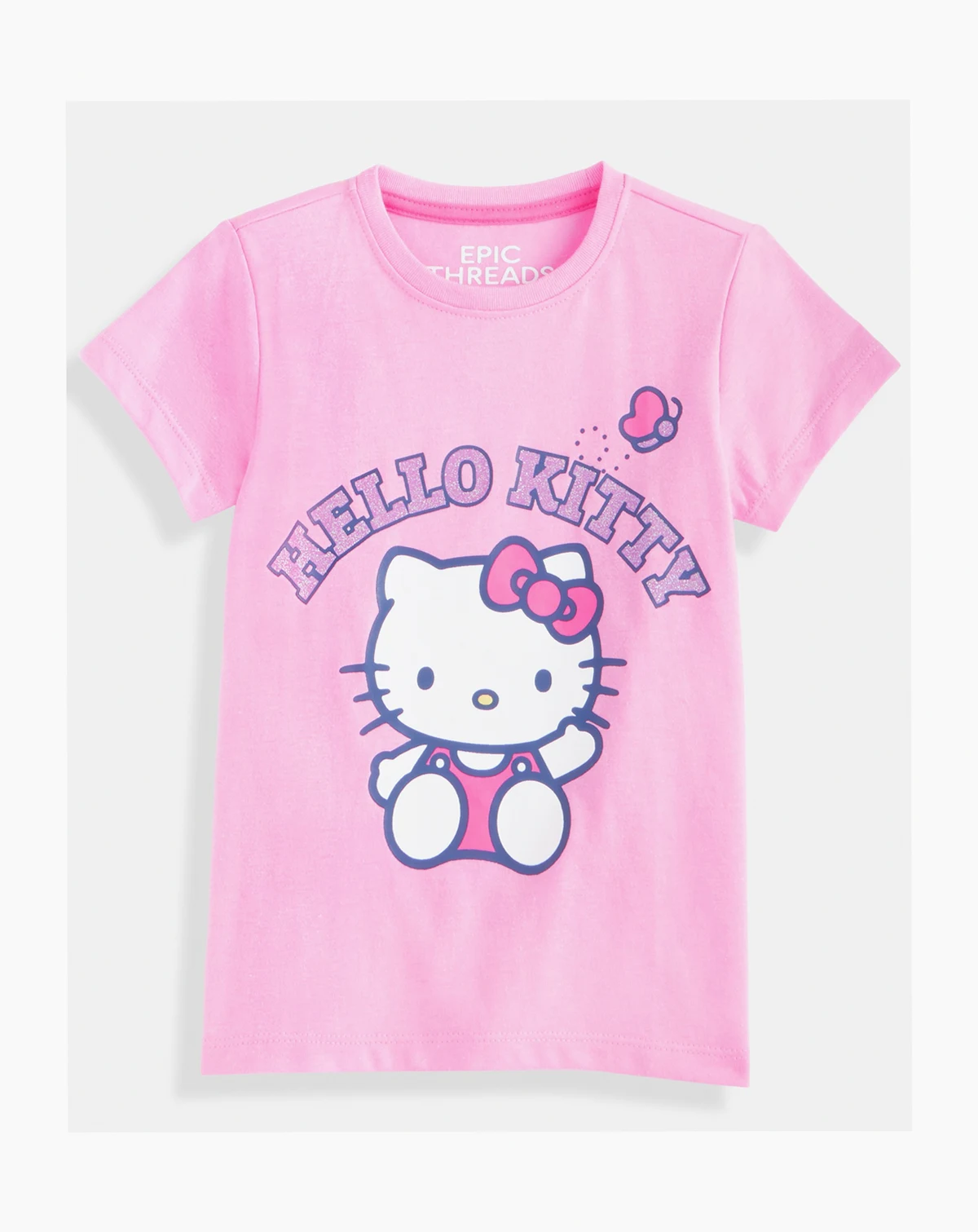 Girls Toddler 2T-4T Hello Kitty Short-Sleeve T-Shirt, Macy's Exclusive