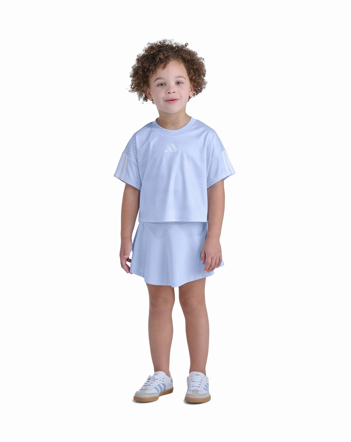 Girls' 2T-6X Short-Sleeve Top & Skort, 2-Piece Set