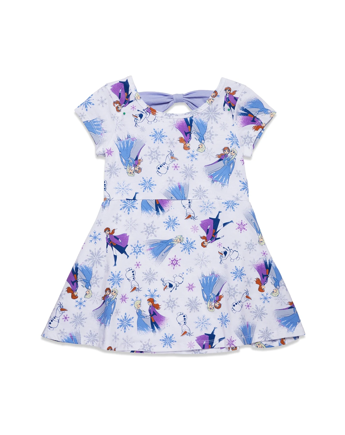 Toddler Girls Disney Elsa Princess Anna Olaf Christmas Skater Dress to