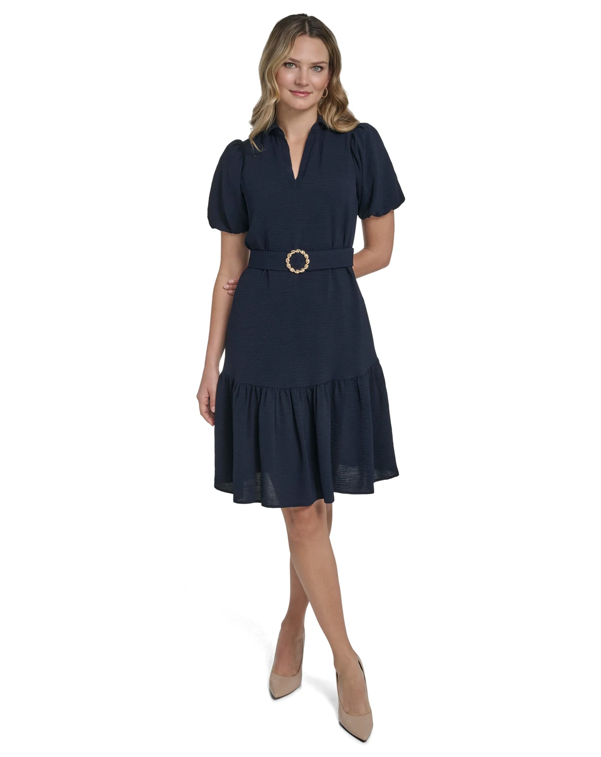 Women's V-Neck Short Dress