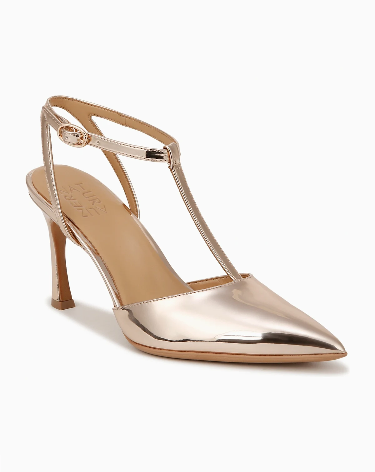 Women's Astrid T-Strap Pointed Toe Dress Pumps