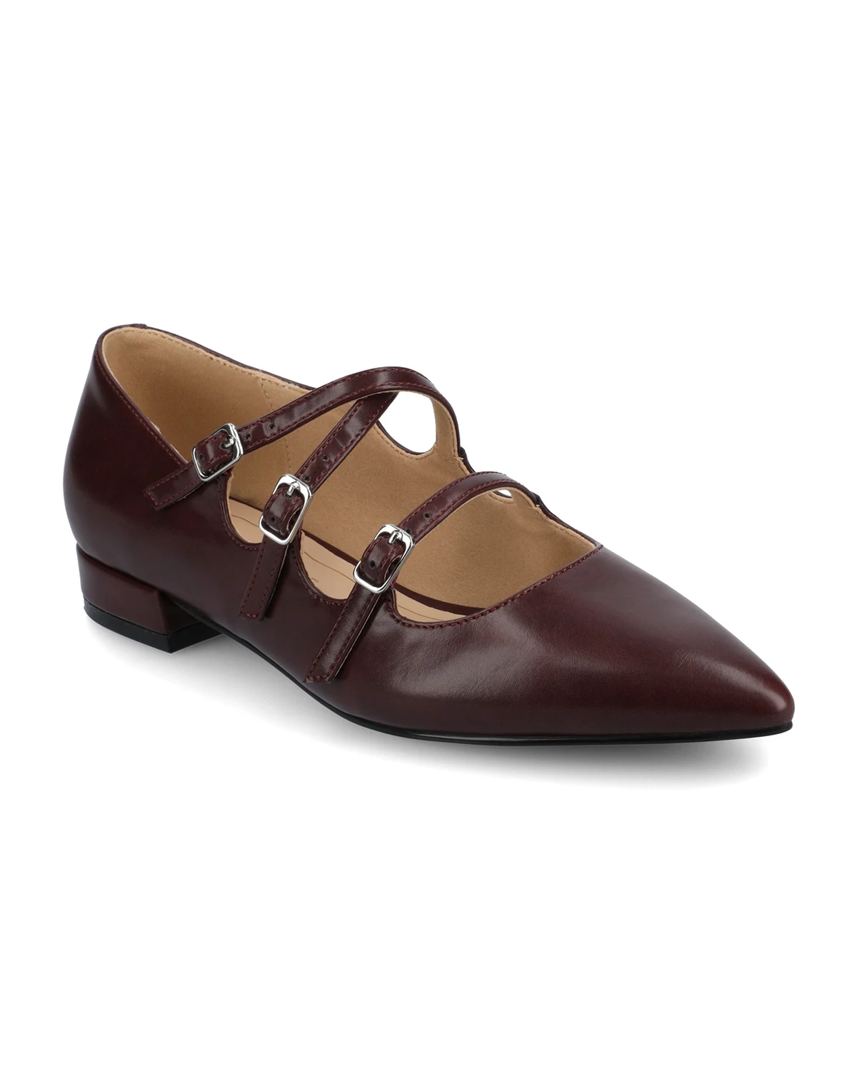 Women's Gretel Strappy Mary Jane Pointed Toe Flats